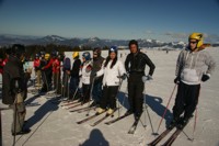 Skikurs auf dem Rossfeld