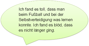 Kommentar einer Schülerin