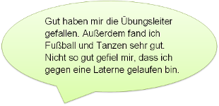 Kommentar einer Schülerin