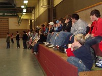 Fußballturnier in der Sporthalle