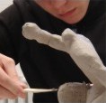 Schüler bei der praktischen Arbeit