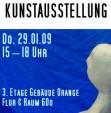 Plakat für eine Kunstausstellung