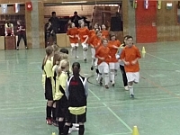 Einlauf der Mannschaft