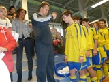 Pascal erhält seine Medaille