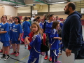 Die Schülerinnen aus Berger Feld mit ihrem Trainer
